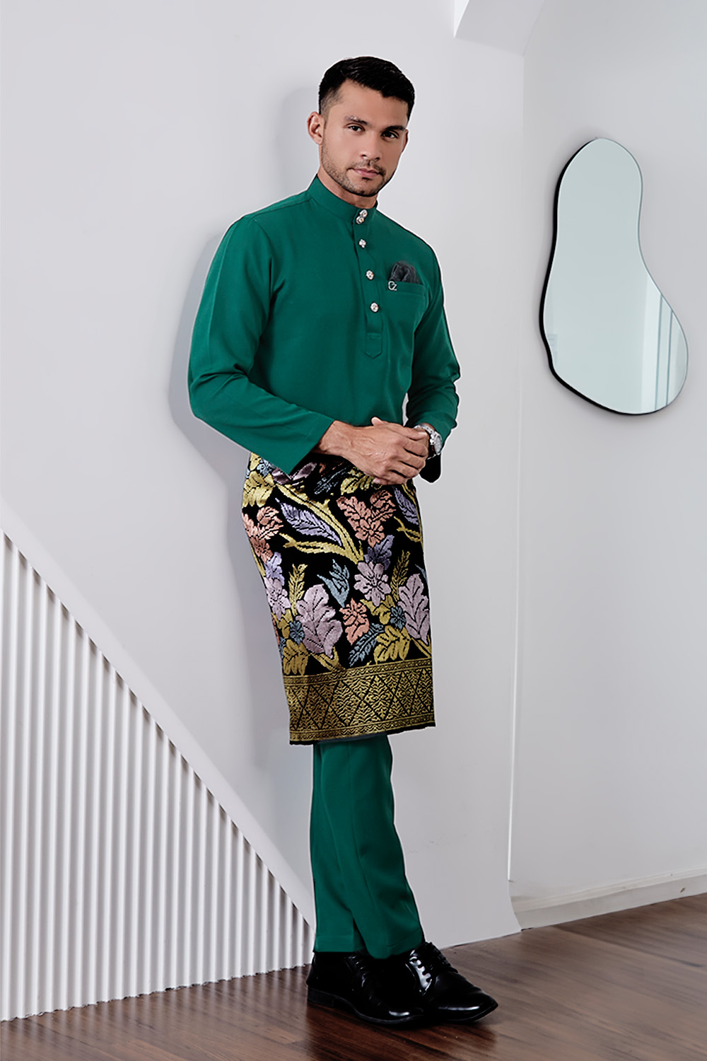 Baju Melayu Yusoff - Emerald Green